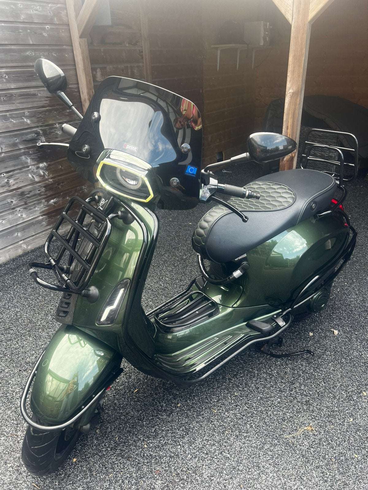 Vespa sprint cobra green, Ophalen, Overige modellen, Zo goed als nieuw, Benzine