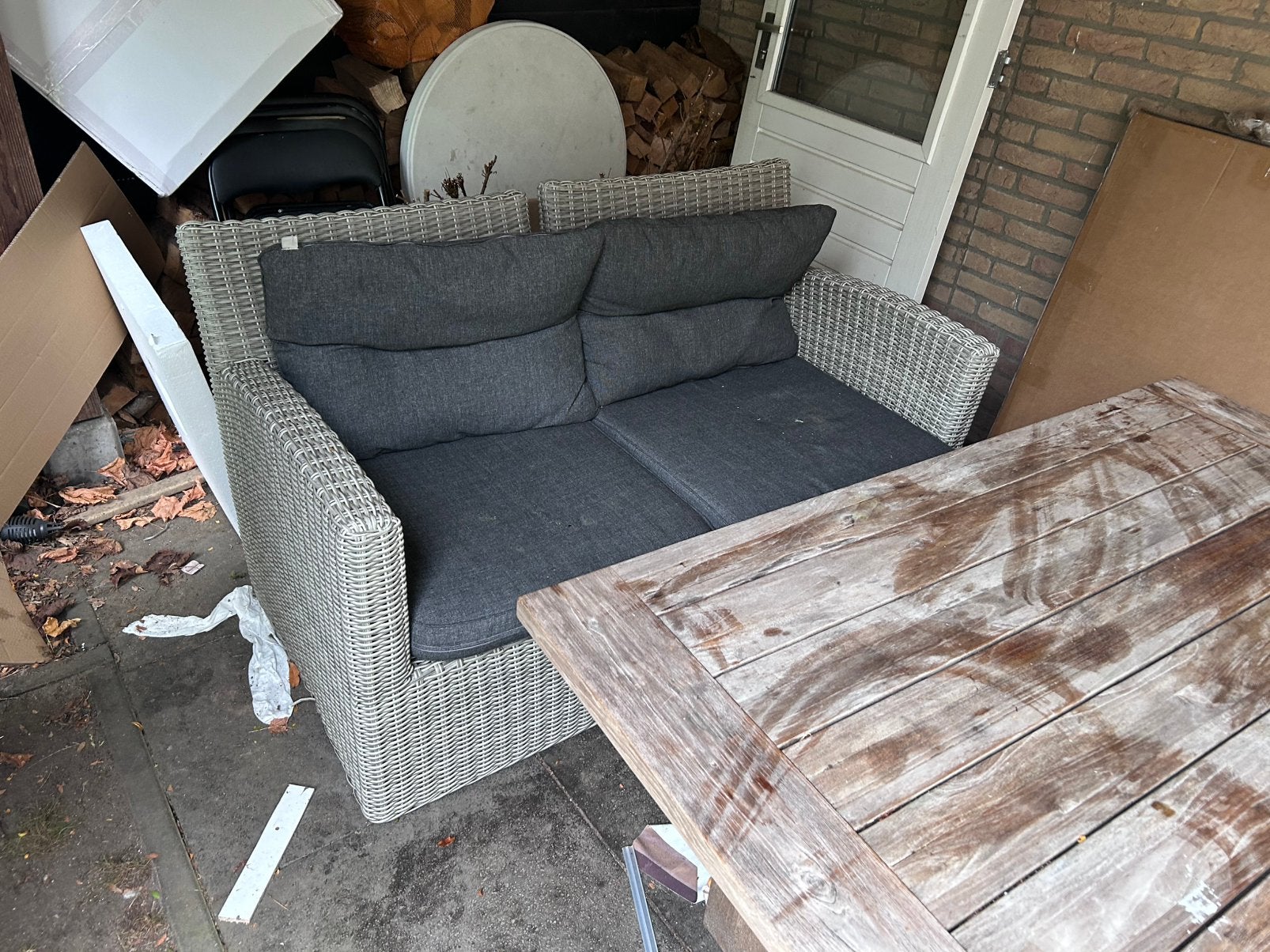 Foto 5 van Tuinset: tafel en zitruimte voor zes