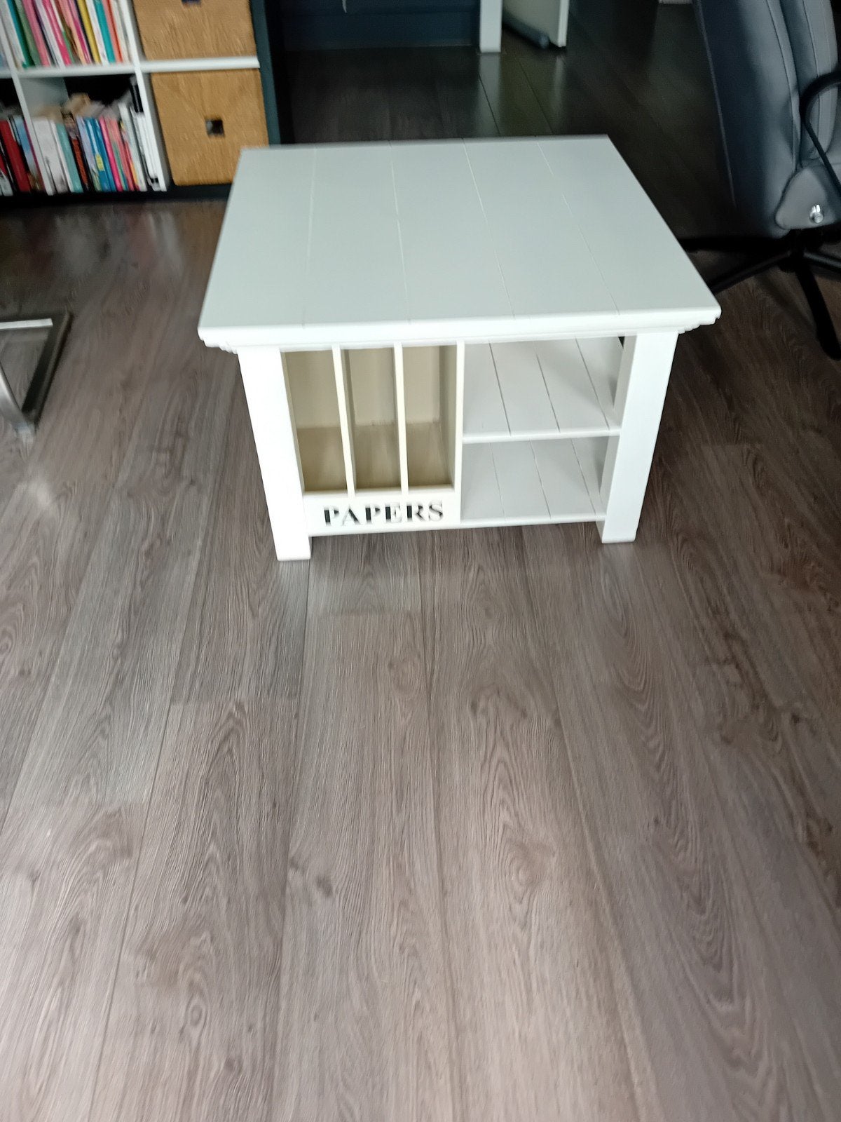 Riviera Maison Tafel met gebruikerssporen - 70x70x47 cm, Huis en Inrichting, Tafels | Salontafels, Ophalen, Gebruikt, 50 tot 100 cm