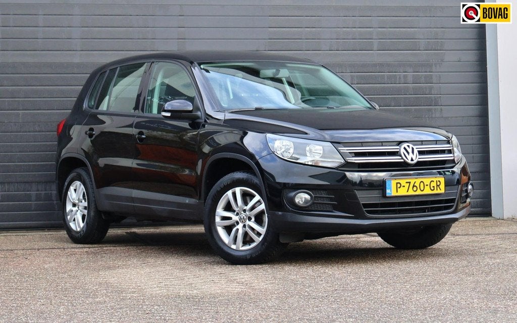 Volkswagen Tiguan 1.4 TSI Sport&Style Clima/PDC/Navi/Netjes/, Auto's, Euro 5, Stof, Zwart, 4 cilinders