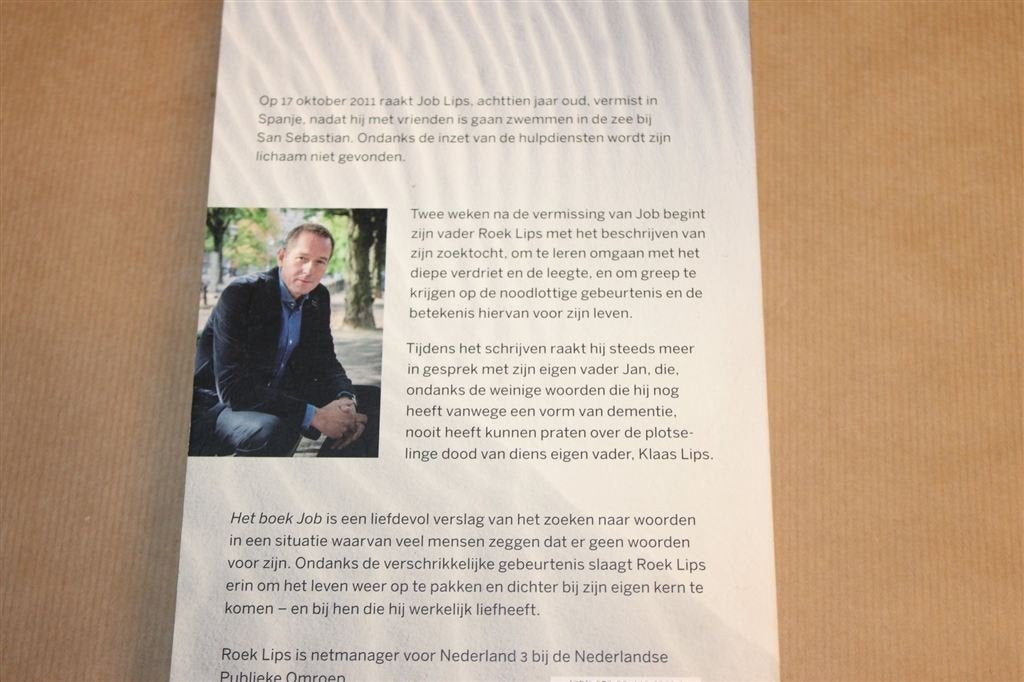 Het Boek Job — Roek Lips, Verdrinking Zoon Spanje, Boeken, Ophalen of Verzenden, Gelezen