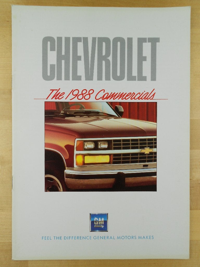 Chevrolet Brochure 1988 – Astro C1500 S10 Suburban Blazer, Chevrolet, Chevrolet, Ophalen of Verzenden, Zo goed als nieuw