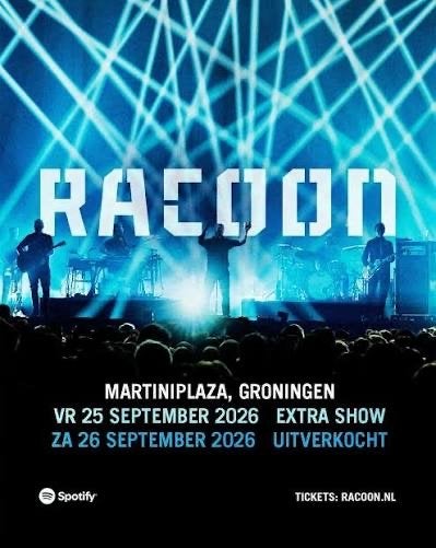 Racoon tour 2026 25 september Martiniplaza Groningen