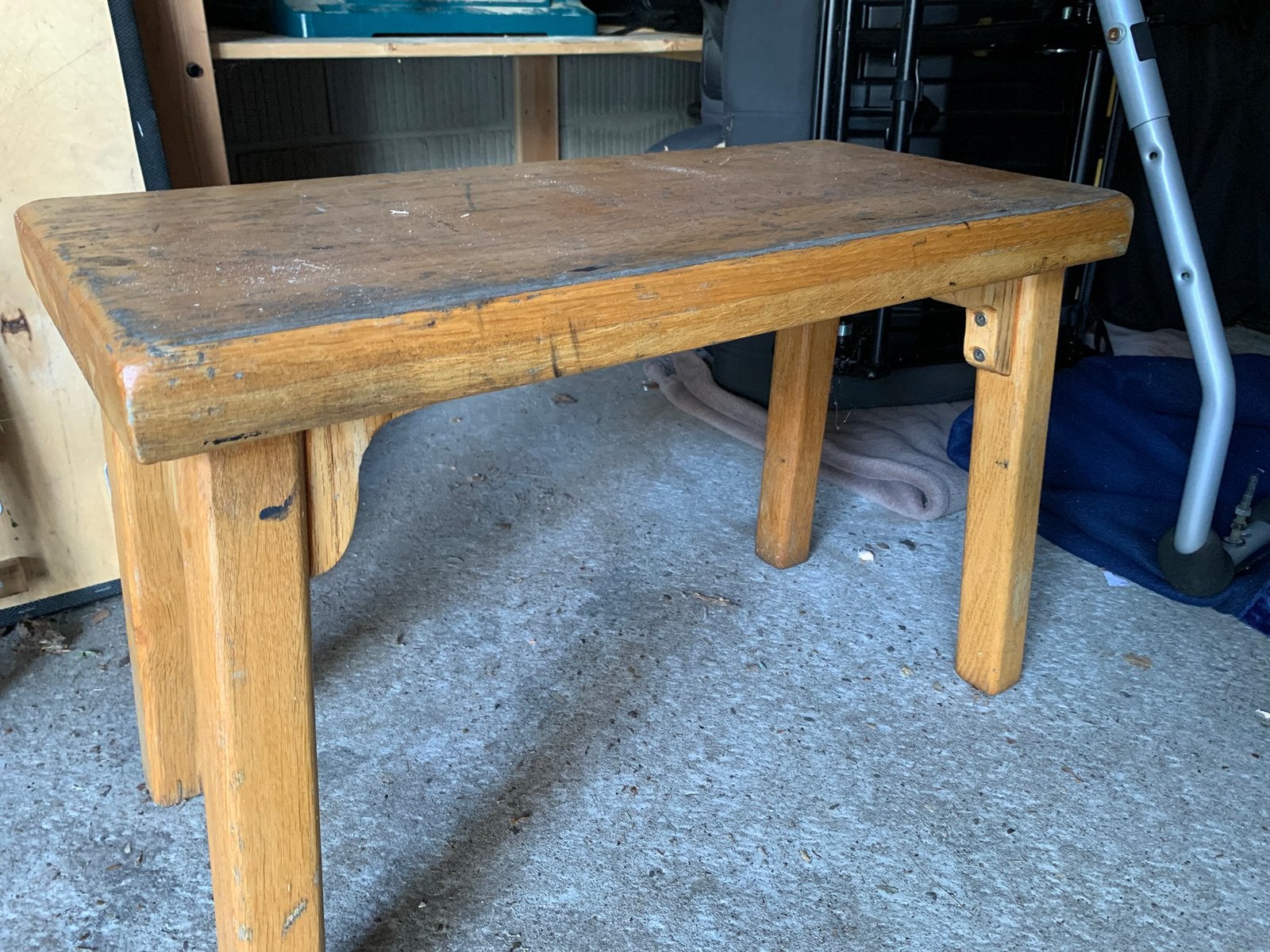 Oud klein bankje, Ophalen, Minder dan 50 cm, Gebruikt, 50 tot 100 cm