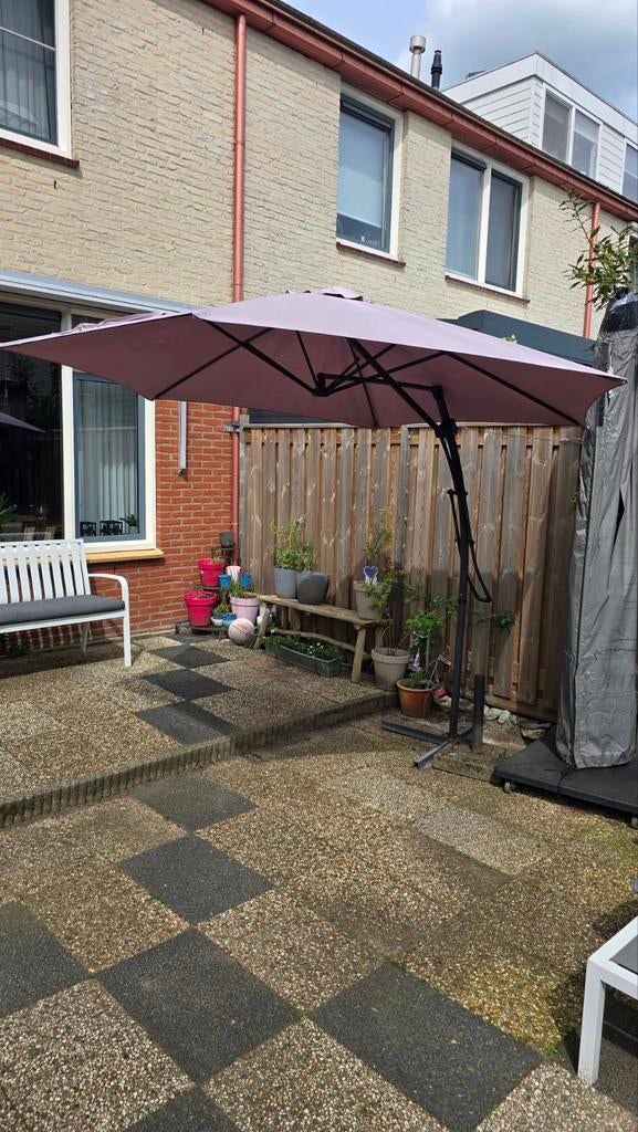 Parasol 3 meter diameter - werkt goed, Ophalen