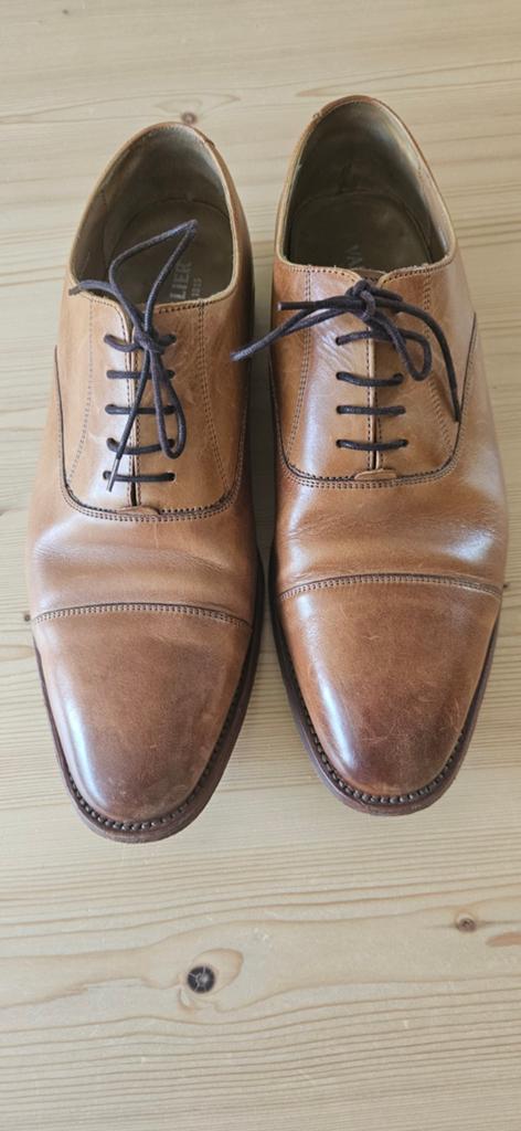 Van Lier nette schoenen - maat 10 (44 1/2), Kleding | Heren, Schoenen, Ophalen of Verzenden, Zo goed als nieuw, Bruin, Van Lier