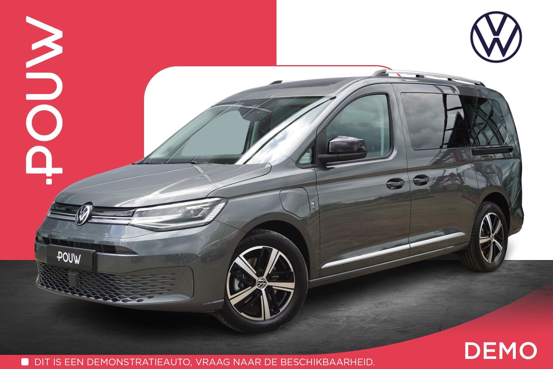 Volkswagen Caddy Kombi Maxi 1.5 TSI Hybride 150pk DSG Style, Auto's, Volkswagen, 12 maanden, 150 min, 7 stoelen, 26 kWh