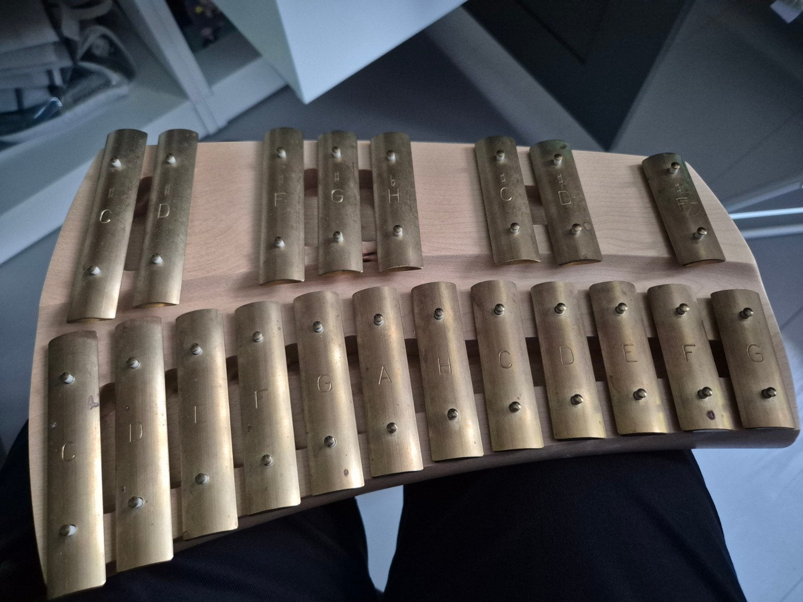 Auris klokkenspel 20 tonen, Muziek en Instrumenten, Percussie, Ophalen of Verzenden, Gebruikt, Melodische percussie