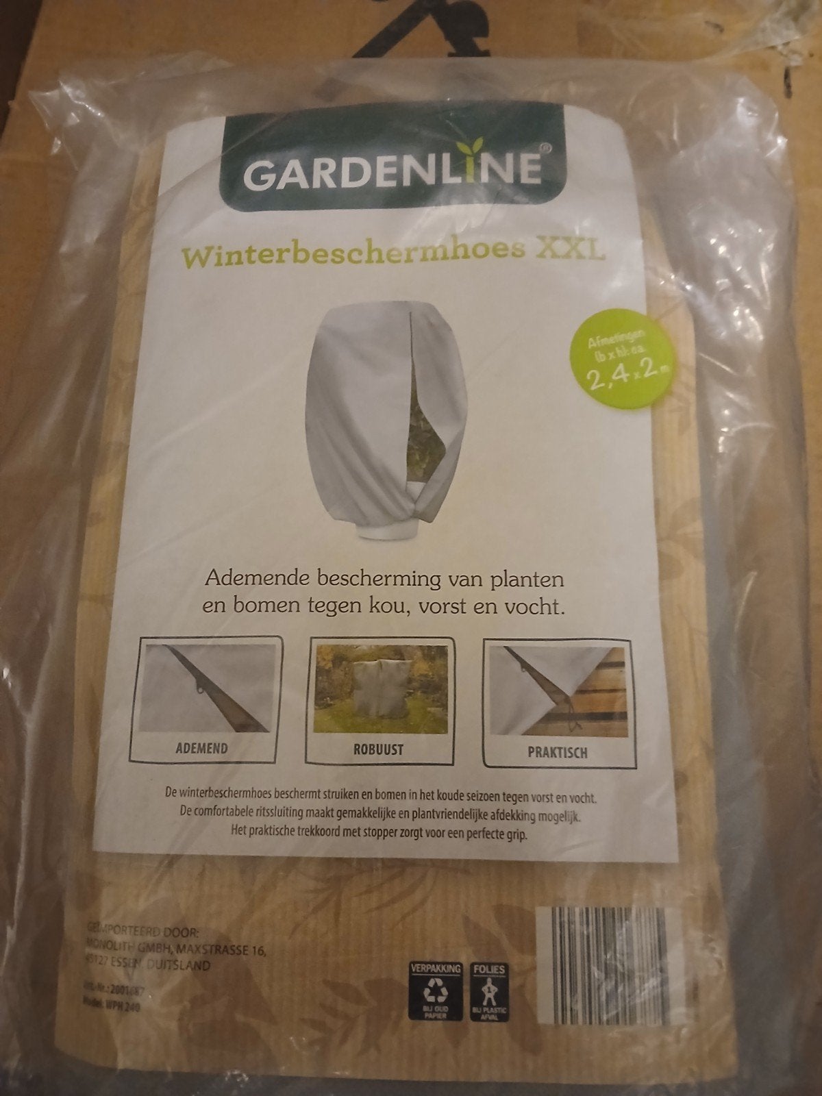 Gardenline Winterbeschermhoes XXL 2.4x2m, Ophalen of Verzenden, Vaste plant, Overige soorten