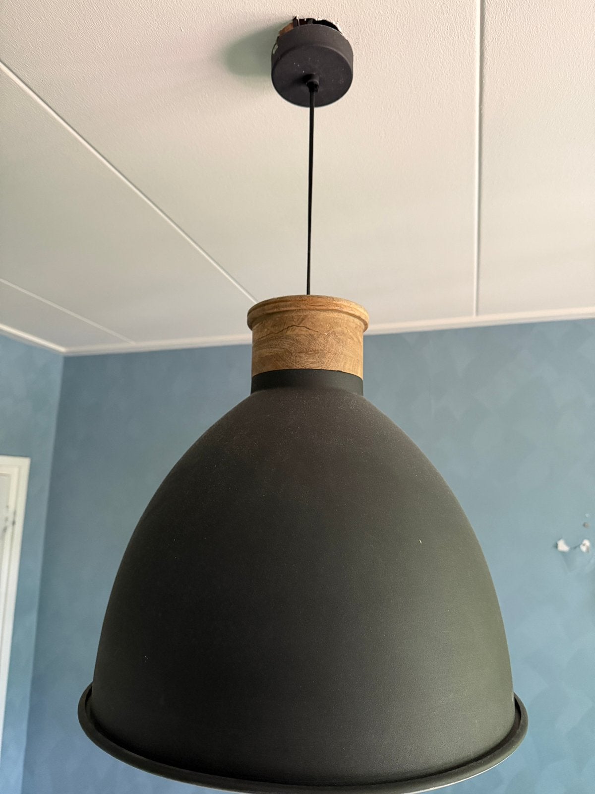 Hang lamp, Huis en Inrichting, Lampen | Hanglampen, Ophalen, E27 (groot), Zo goed als nieuw, Industriel