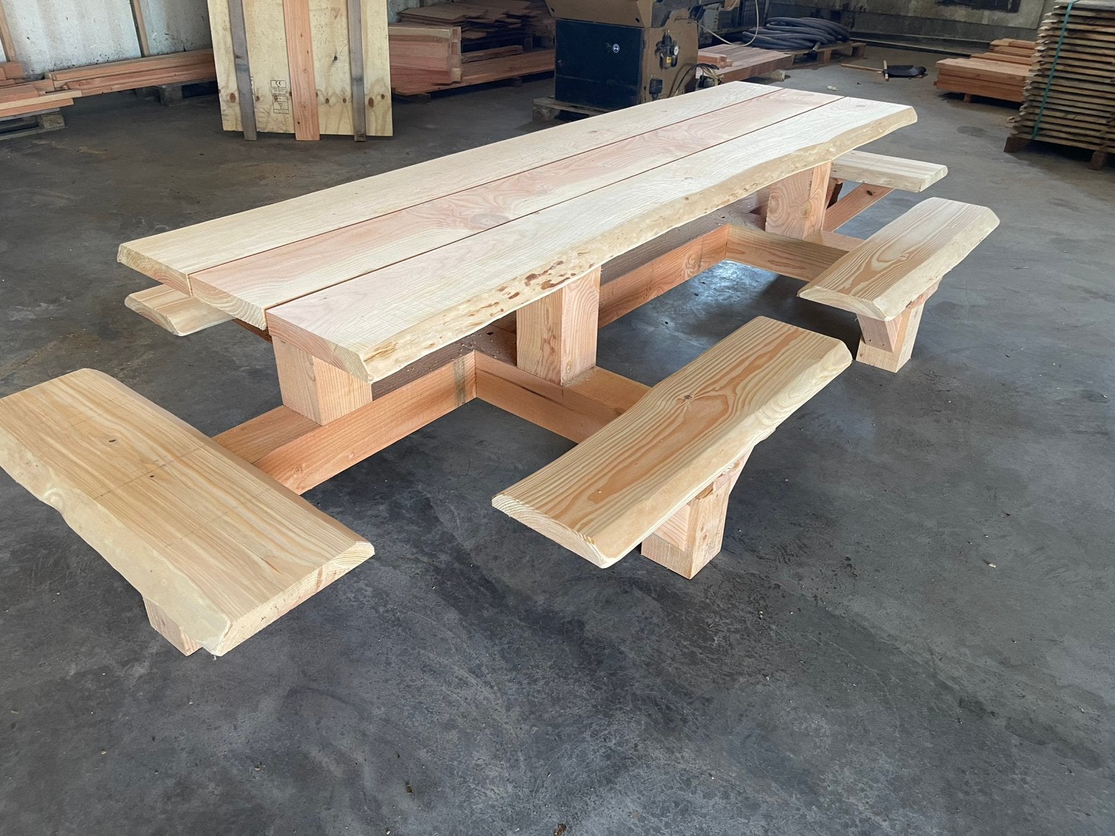 Robuuste douglas picknicktafel, Ophalen, Nieuw