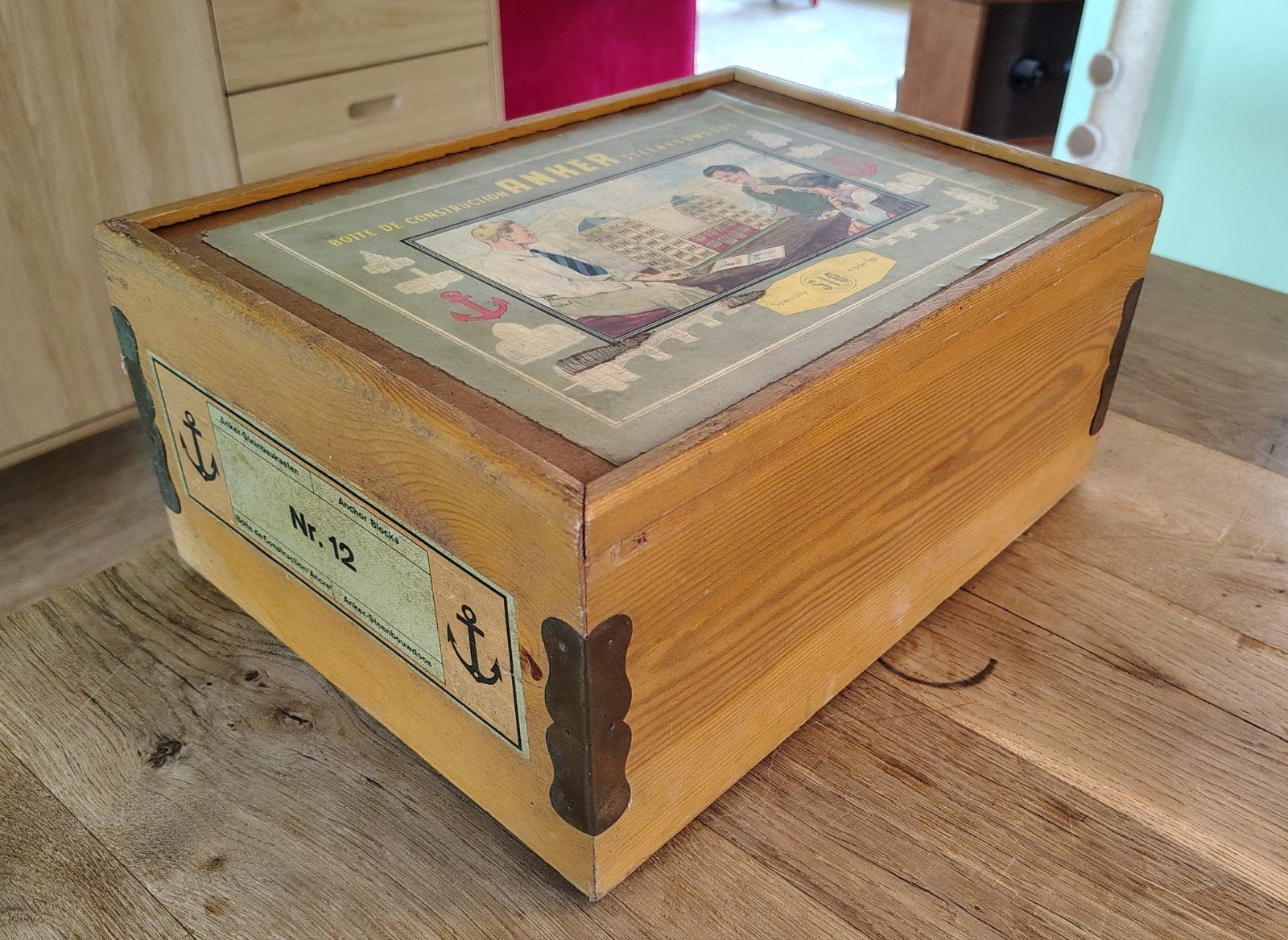 Anker Steenbouwdoos N 12 - Vintage Bouwset S 10, Ophalen of Verzenden