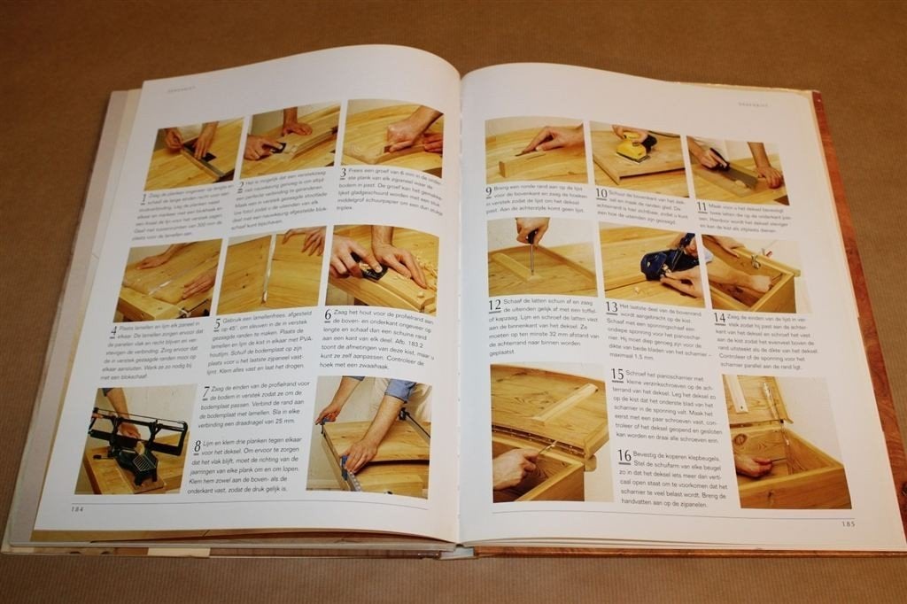 Houtbewerken Handboek — Beginners & Gevorderden, Ophalen of Verzenden, Zo goed als nieuw, Tekenen en Schilderen