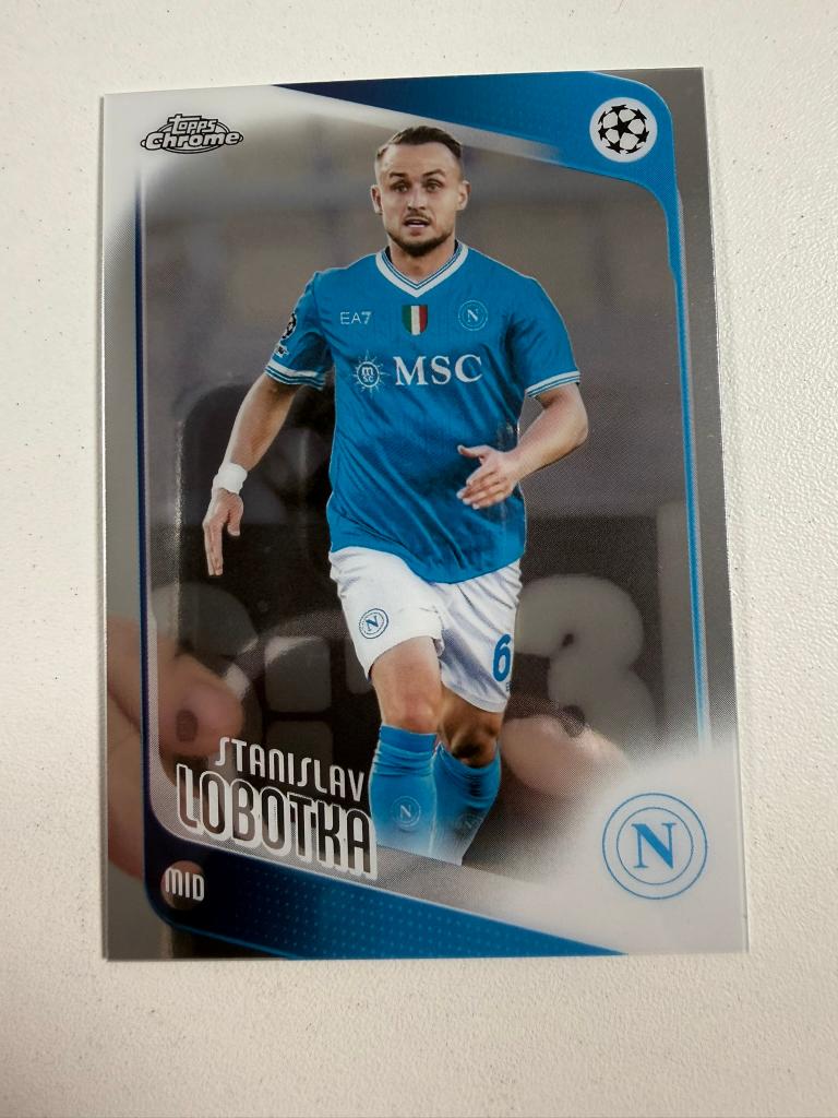 11 Stanislav Lobotka Topps Chrome 2025-26, Ophalen of Verzenden, Nieuw, Buitenlandse clubs, Poster, Plaatje of Sticker