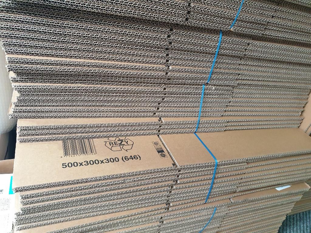 Karton verzenddozen / opbergdoos 50x30x30cm, Doe-het-zelf en Verbouw, Kratten en Dozen, Ophalen, Doos, Minder dan 50 cm, Minder dan 40 cm