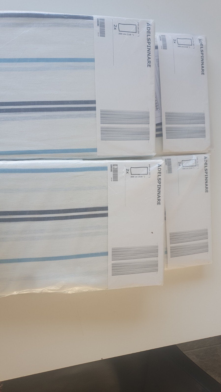 Nieuwe IKEA ÄDELSPINNARE gordijnen 145x300 cm (2 stuks), Huis en Inrichting, Nieuw, Ophalen of Verzenden, Gordijn, Polyester
