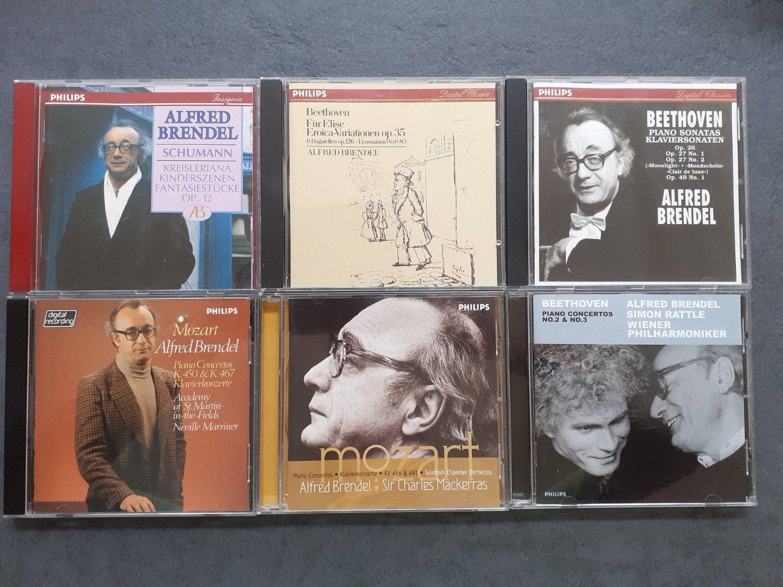 Alfred Brendel 6 cd's, Ophalen of Verzenden, Classicisme, Zo goed als nieuw, Overige typen