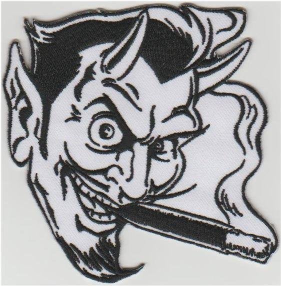 Satan Devil patch embleem #2, Motoren, Verzenden