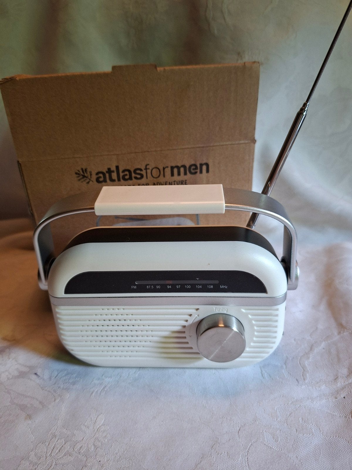 klein vintage transisto radio,nieuw in doosje ,merk atlas me, Verzenden