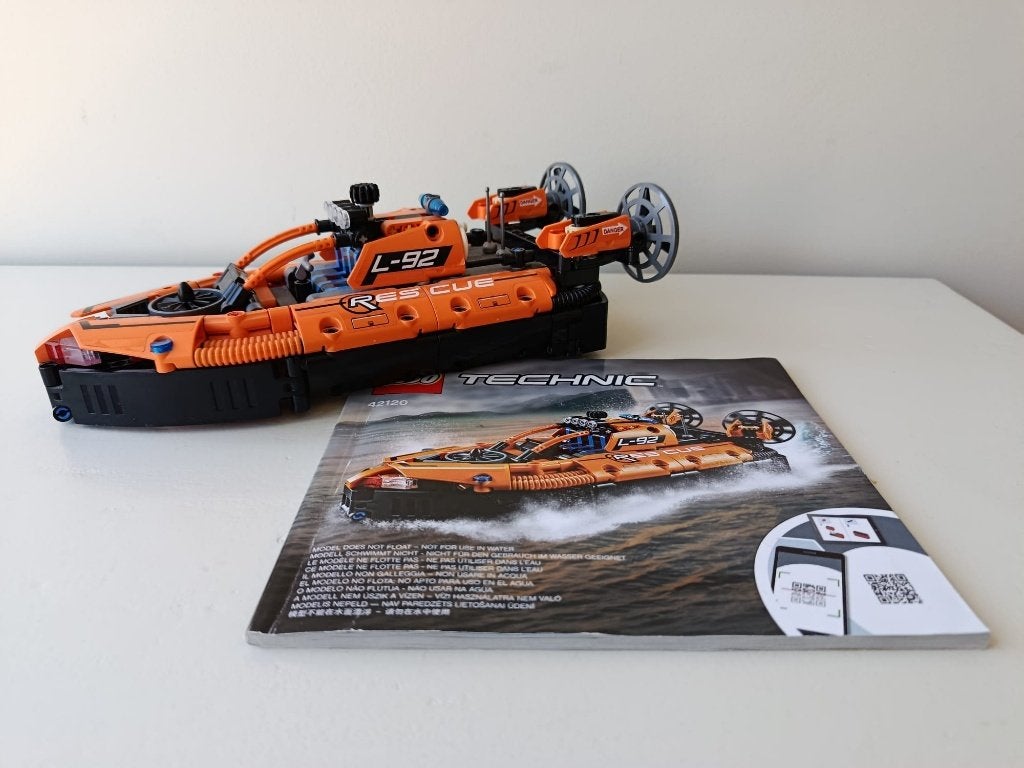 Lego Technic 42120 Rescue Hovercraft | Compleet, Lego, Inclusief instructies, Ophalen of Verzenden, Zo goed als nieuw