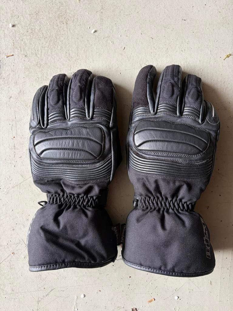 2 paar BÜSE motorhandschoenen - Zwart, Maat L, Ophalen of Verzenden, Tweedehands, Heren, Handschoenen