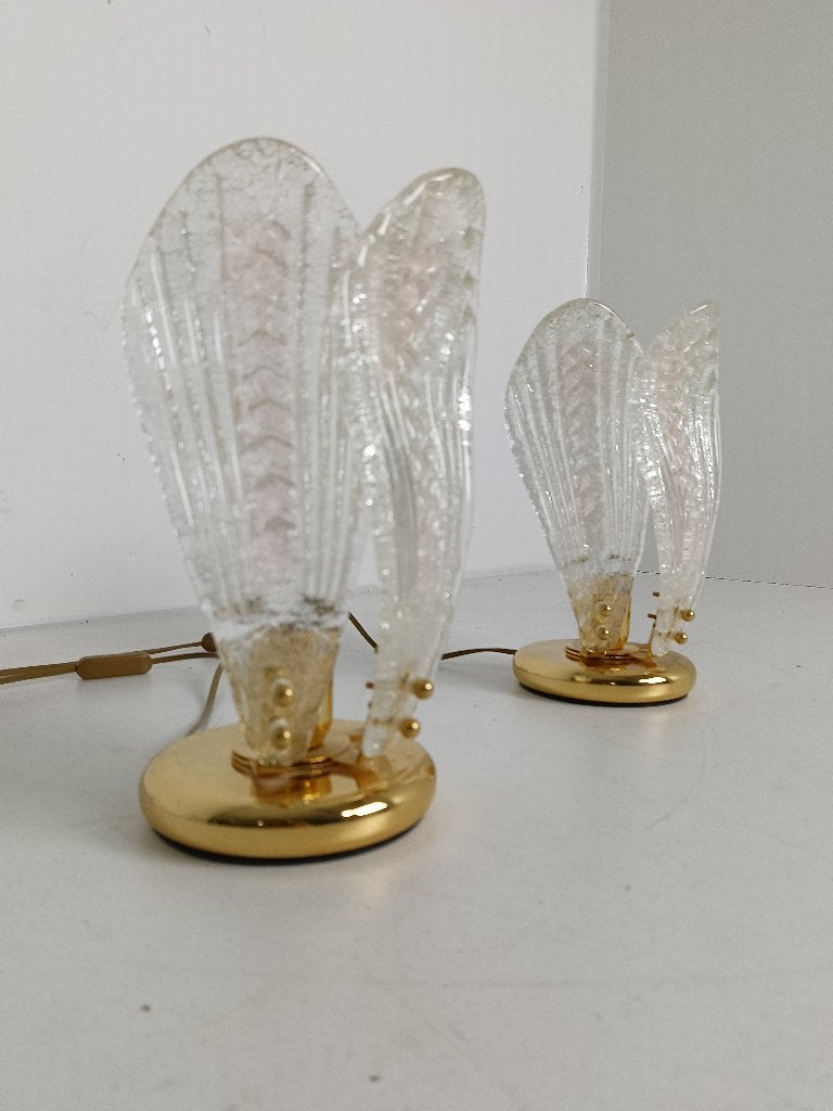 Italian Murano Glass Petali Table Lamp, 1970s, Antiek en Kunst, Ophalen of Verzenden