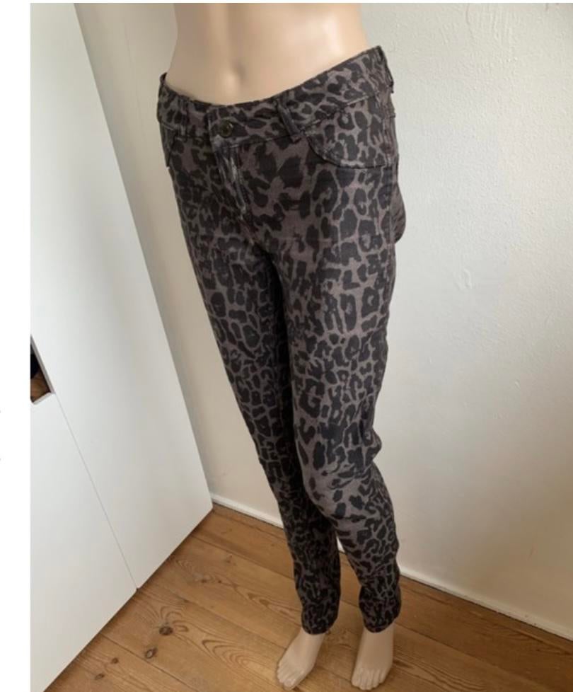 Nieuw supertrash jeans bruin gecoat panter maat 30 M L broek, Maat 38/40 (M), Bruin, Nieuw, Ophalen of Verzenden