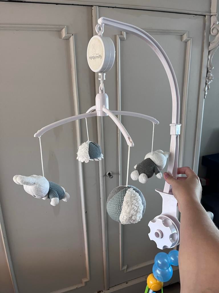 Nijntje/Miffy muziekmobiel, Ophalen, Zo goed als nieuw, Mobiel, Met geluid
