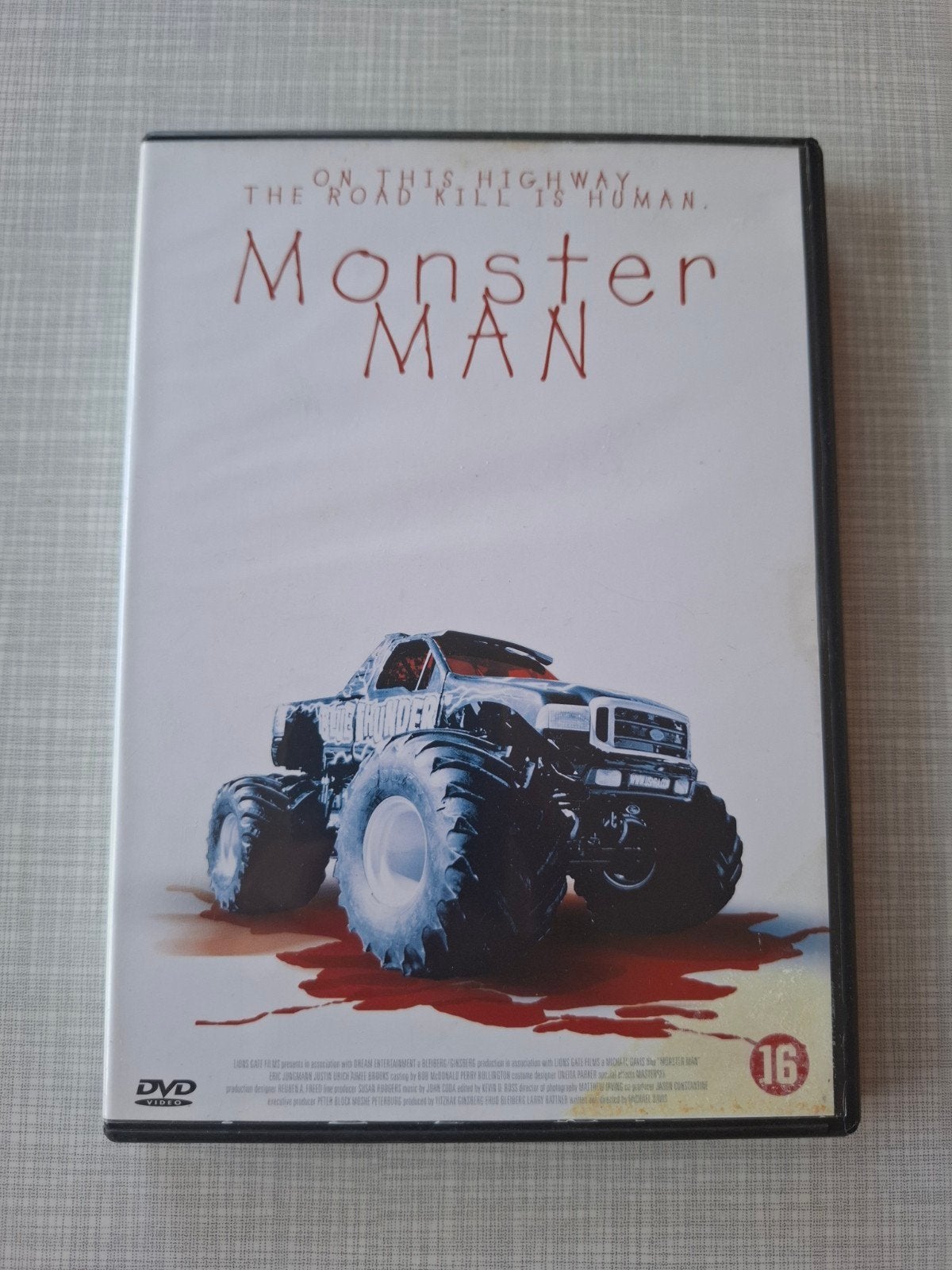 Monster Man - DVD, Vanaf 16 jaar, Ophalen of Verzenden, Gebruikt, Monsters