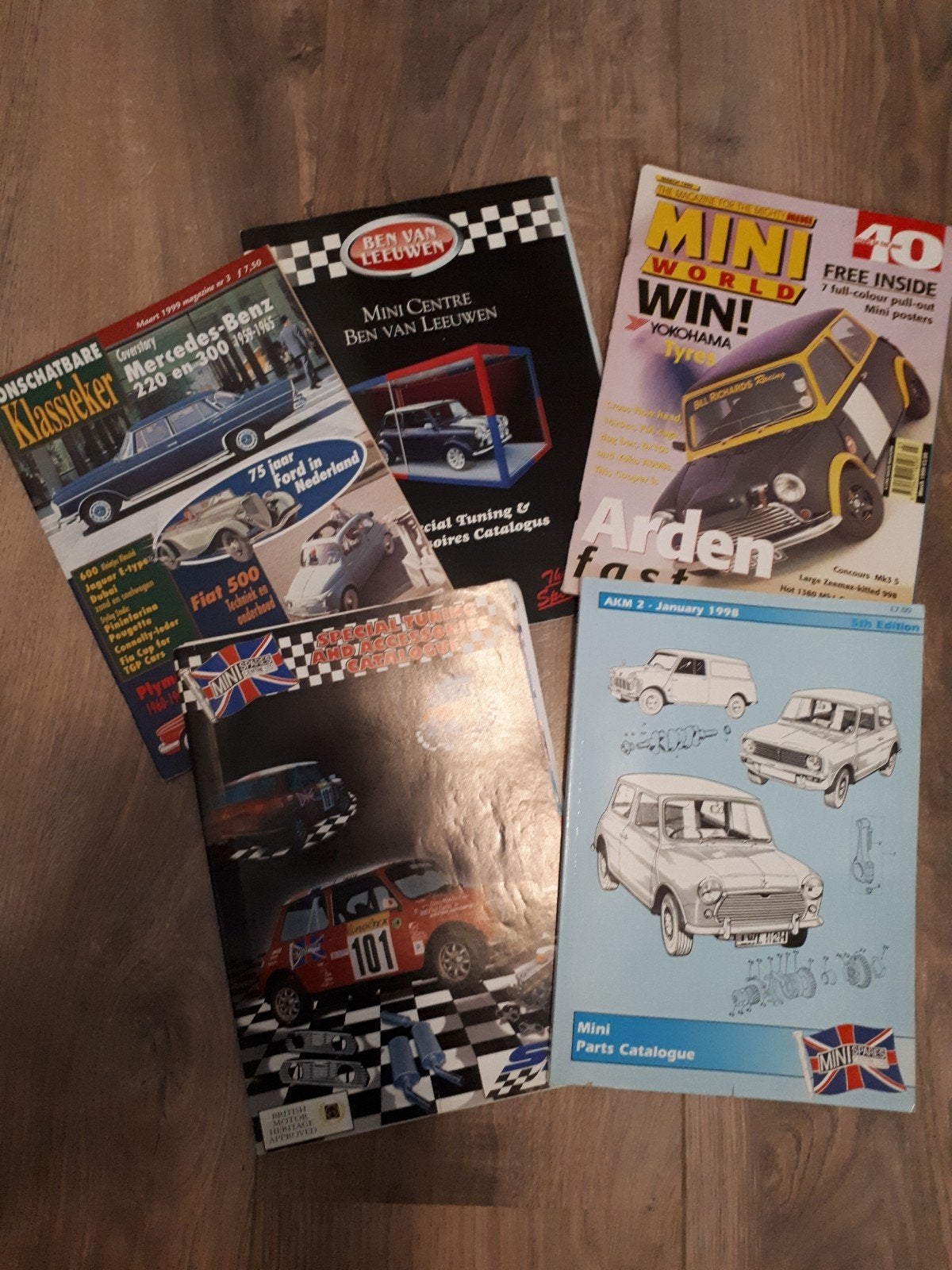 Auto boekjes Mini Cooper, Ophalen of Verzenden