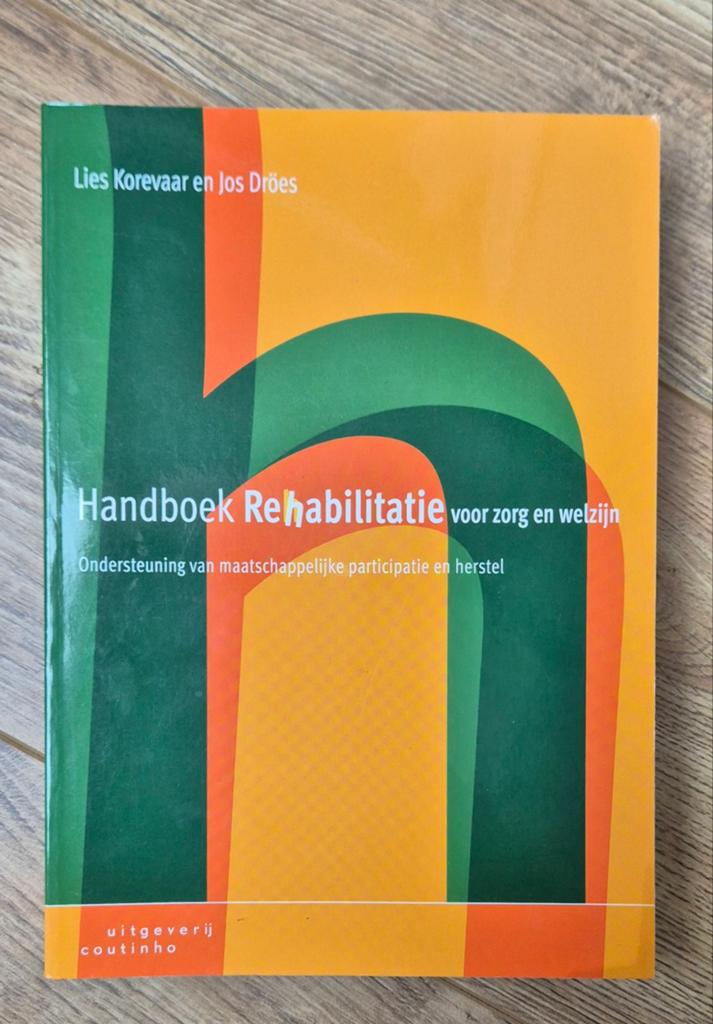Handboek Revalidatie voor zorg en welzijn (met koffievlek), Ophalen of Verzenden