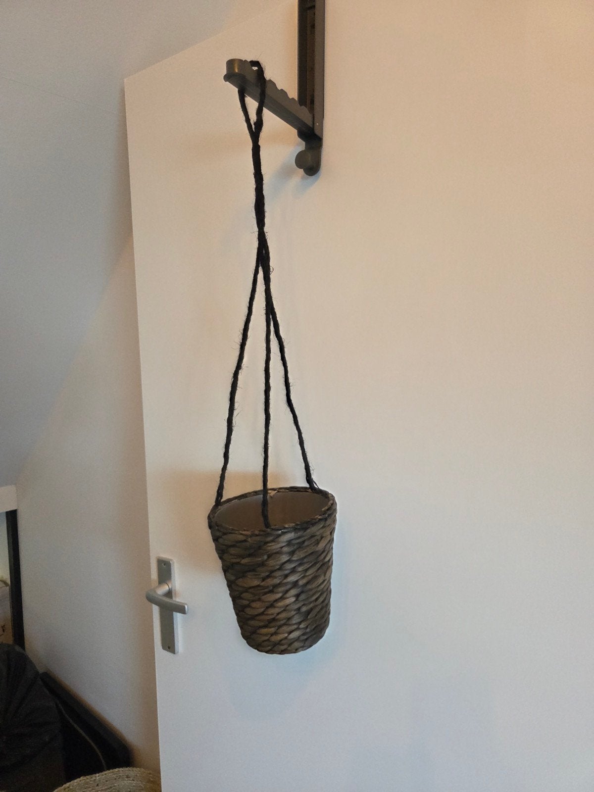Hangende sierpot, Ophalen, Rond, Kunststof, Minder dan 30 cm