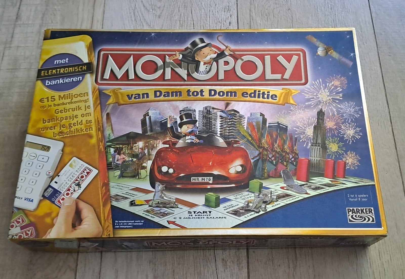 Monopoly van Dam tot Dom editie /Pinautomaat, Hobby en Vrije tijd, Gezelschapsspellen | Bordspellen, Ophalen of Verzenden, Zo goed als nieuw