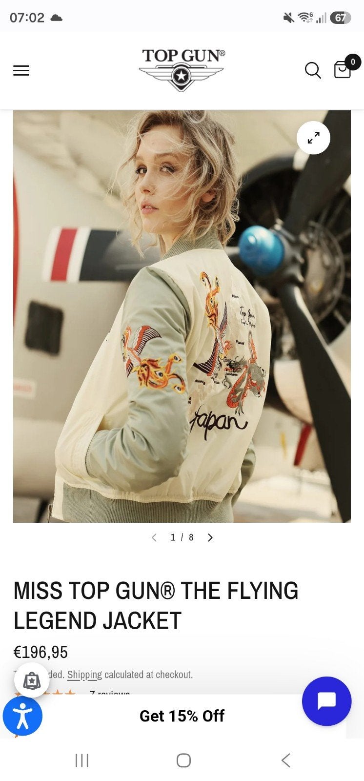 Top Gun The Flying Legend Jacket Nieuw maat S, Kleding | Dames, Jassen | Winter, Top gun, Ophalen, Nieuw, Maat 36 (S)