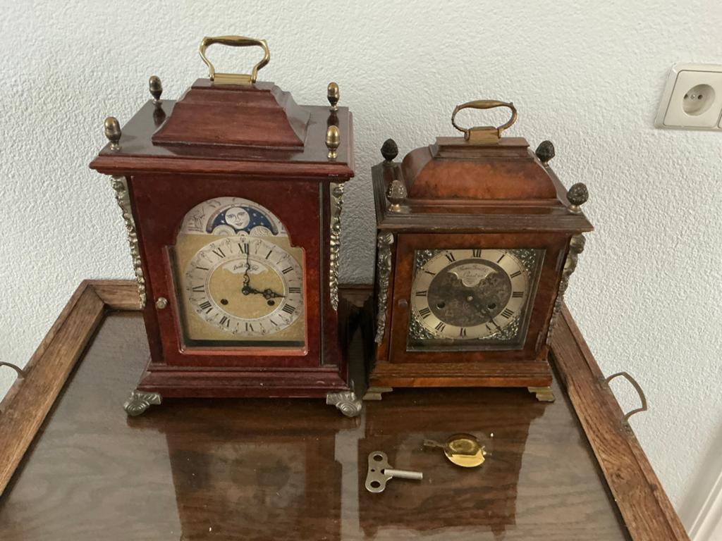 Antieke Thomas Smith London tafelklokken (2 stuks), Ophalen of Verzenden