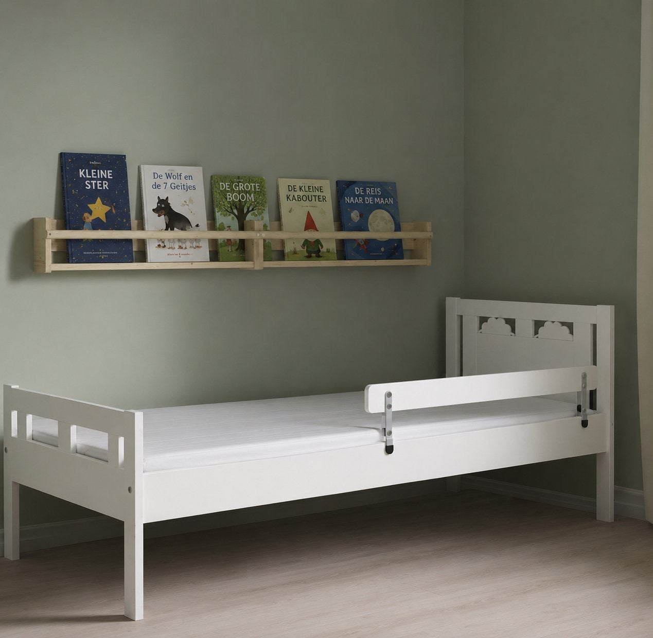 IKEA Kritter bedje met matras en matrasbeschermer, Nieuw, 70 tot 85 cm, Minder dan 140 cm, Ophalen