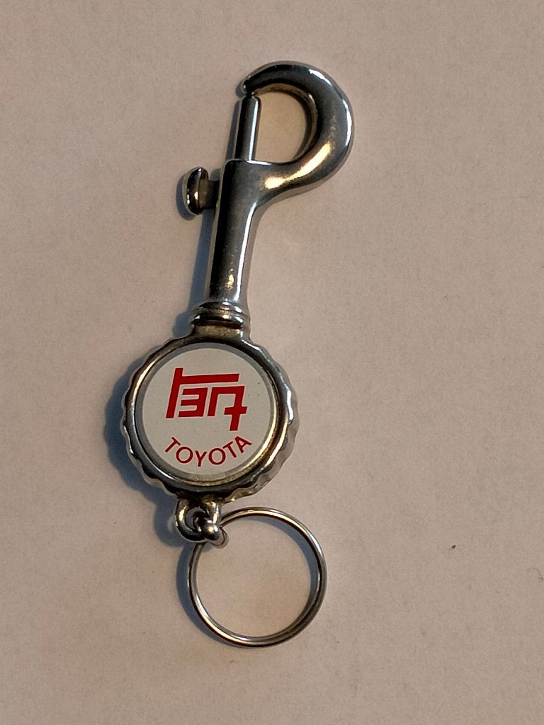 Toyota auto automerk logo sleutelhanger sleutel hanger, Verzamelen, Verzenden, Gebruikt, Auto's