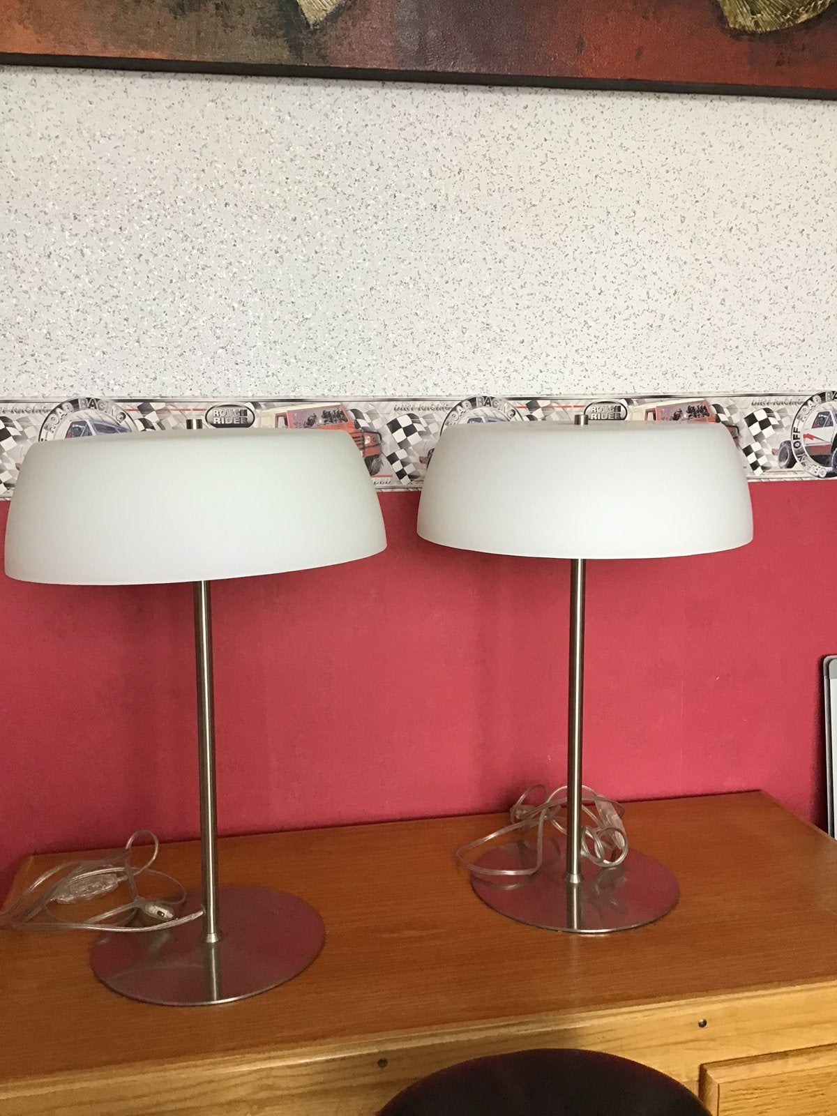 2 stuks kastlampen…, Ophalen, Zo goed als nieuw