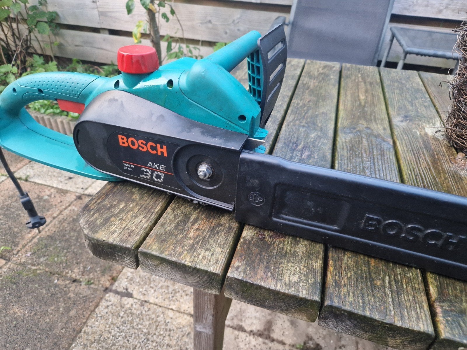 Bosch AKE 30 elektr. kettingzaag (ketting aan vervanging, Ophalen, Gebruikt, Overige typen, Bosch