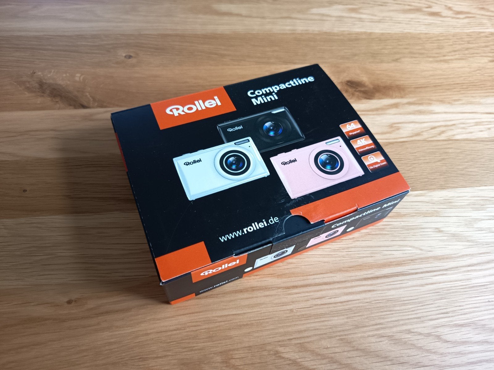 Rollei Pink Compactline Mini - Nieuw in doos, 64 megapixels, Ophalen of Verzenden, Compactcamera, Overige Merken