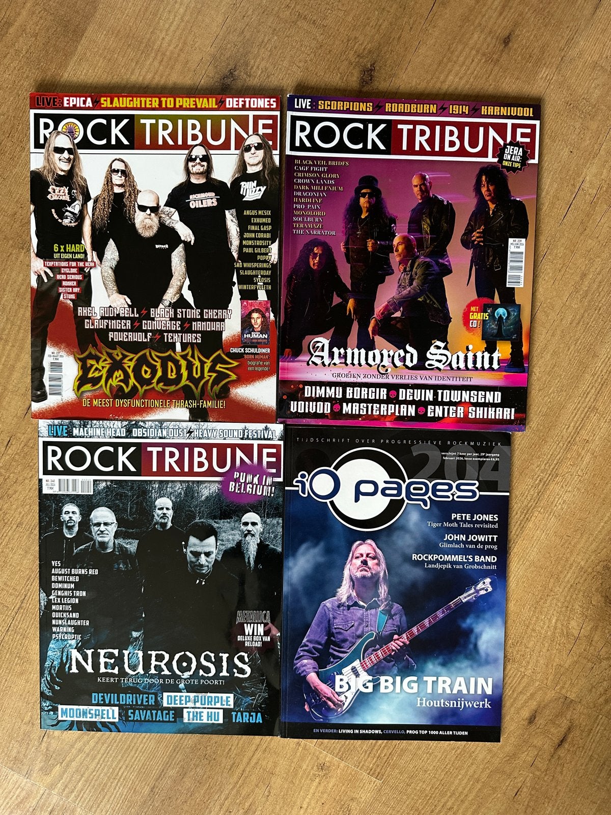 Rock Tribune & IO Pages Tijdschriften - Diverse Uitgaven, Ophalen of Verzenden, Nieuw, Muziek, Film of Tv
