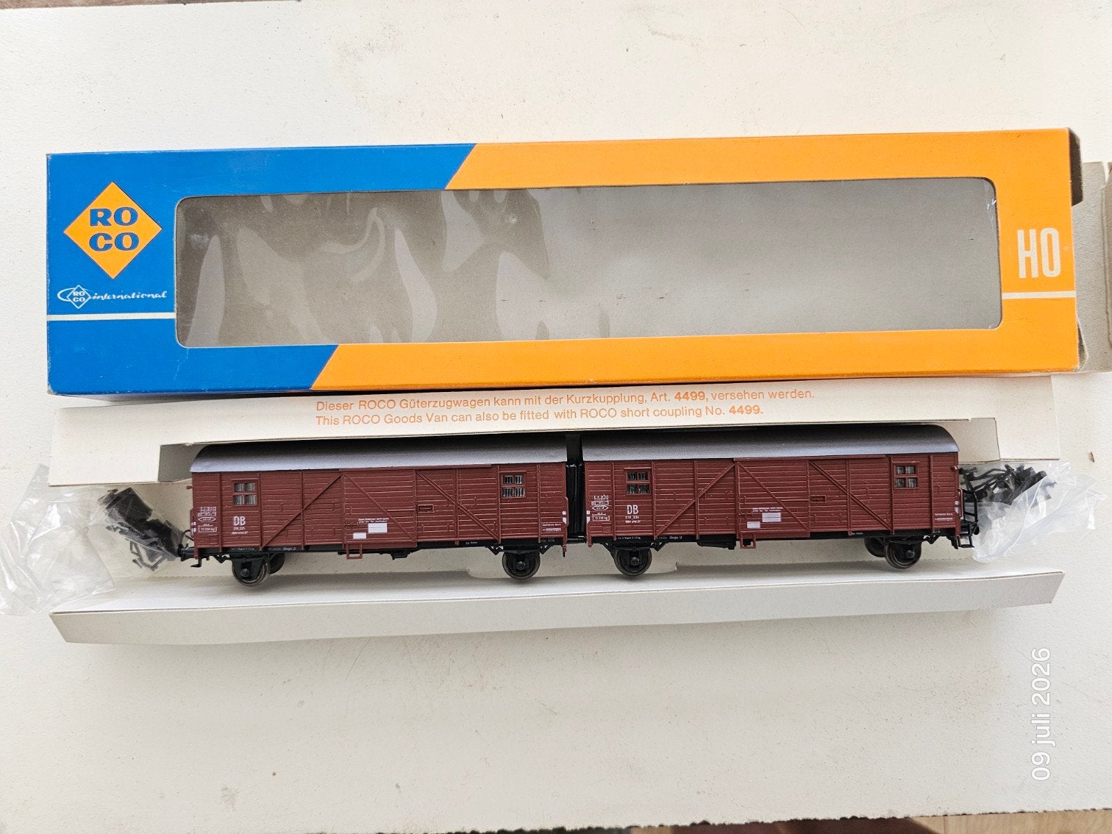 Roco 4328 HO gekoppelde wagon nieuw in doos, Ophalen of Verzenden, Nieuw, Wagon, Roco