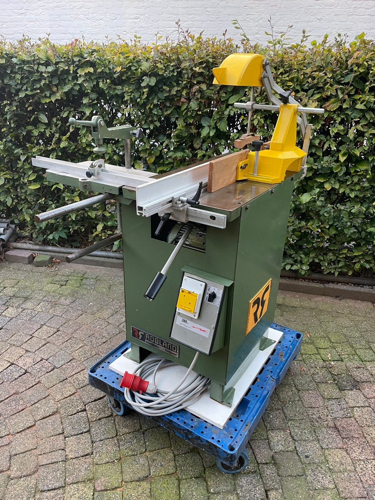 Robland combi machine zaagtafel en freesmachine, Doe-het-zelf en Verbouw, Ophalen, Gebruikt, Cirkelzaag, 70 mm of meer