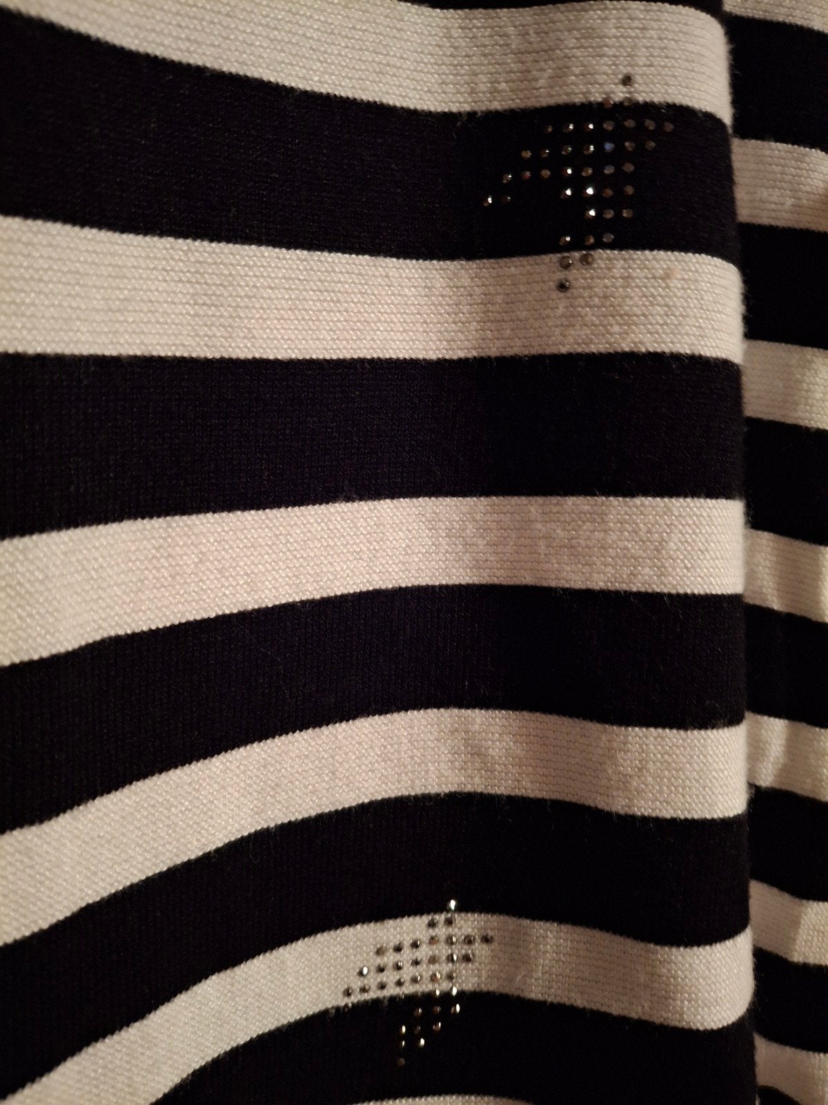 Gerry Weber Casual gestreepte trui met glitter, Kleding | Dames, Zwart, Maat 46/48 (XL) of groter, Ophalen of Verzenden, Zo goed als nieuw