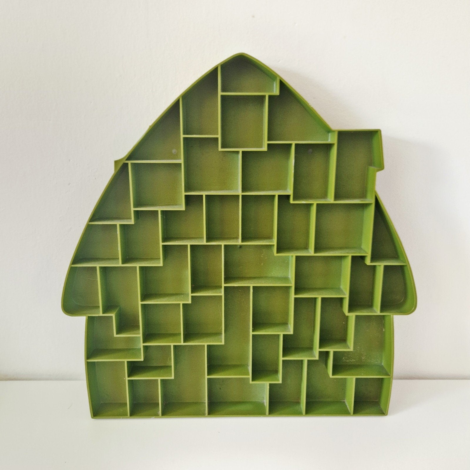 Vintage smurfenhuis letterbak figuurtjes kast wandkast bully, Ophalen of Verzenden, Huis en Inrichting