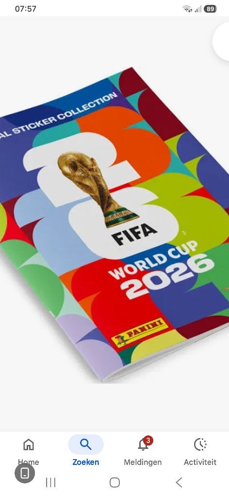 PANINI STICKERS WK26 ZEER VEEL KEUZE IN DUBBELS, Verzamelen, Foto's en Prenten, Verzenden, 1980 tot heden, Nieuw, Prent