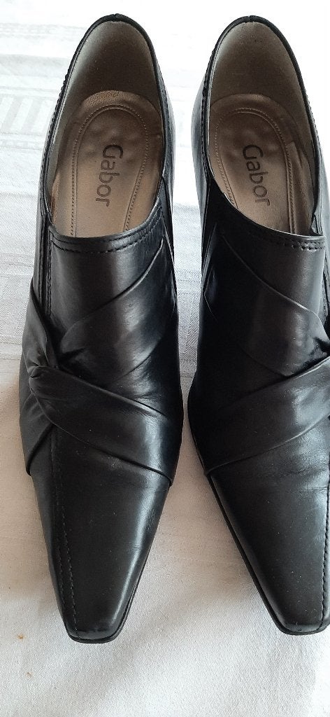Z.g.a.n. zwart, leren Gabor pumps, Pumps, Zwart, Gabor, Nieuw