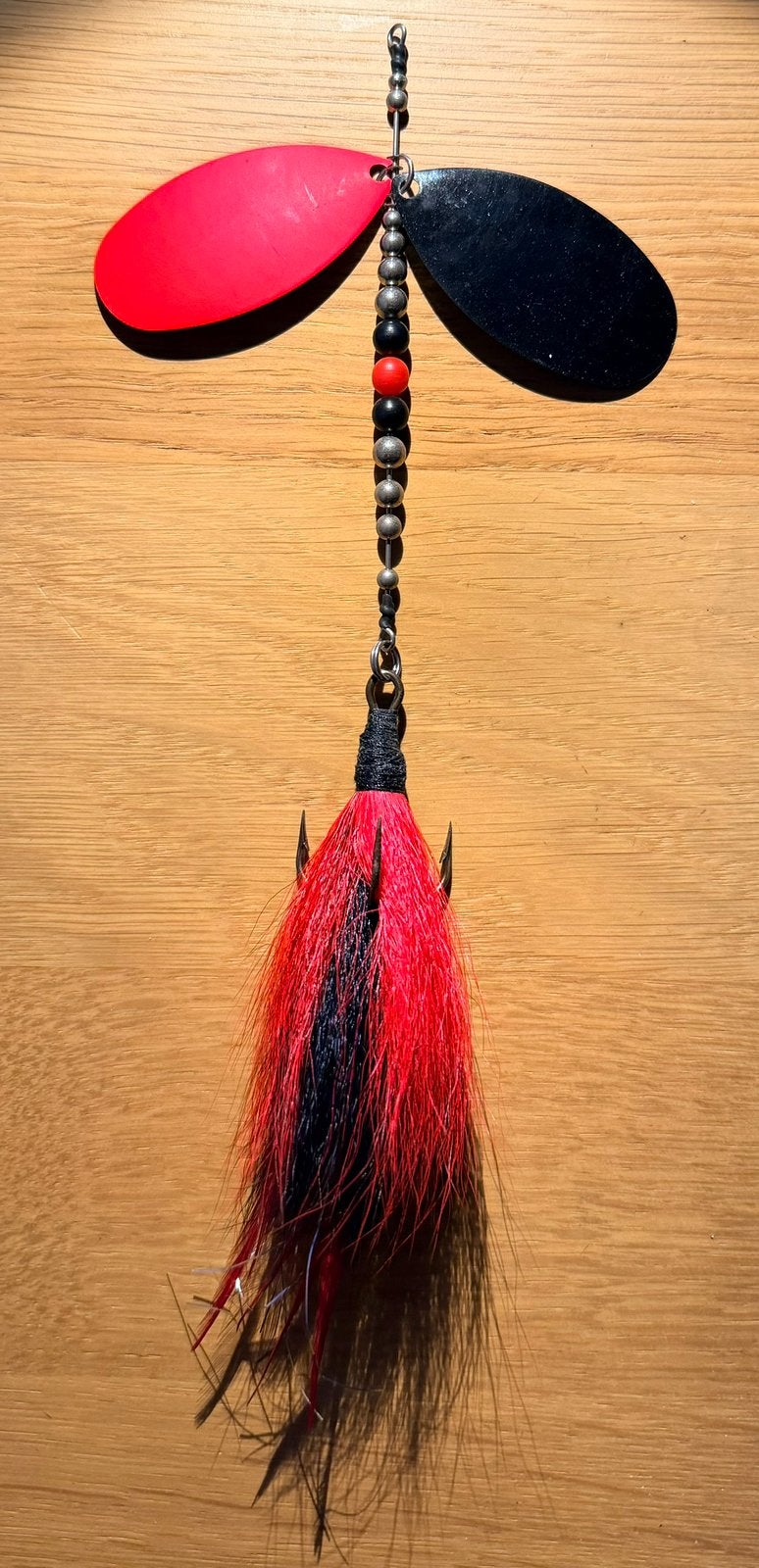 Serie handgemaakte bucktailspinners, Watersport en Boten, Hengelsport | Roofvissen, Ophalen of Verzenden, Nieuw, Overige typen