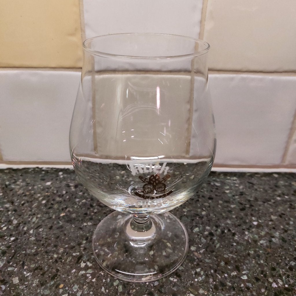 Kriek Lindemans bierglazen, Ophalen of Verzenden, Zo goed als nieuw, Bierglas