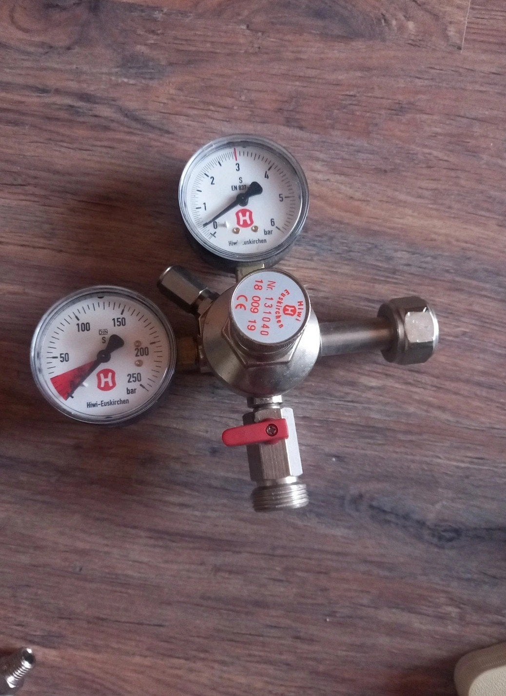 CO2 Drukregelaar voor Biertapsysteem - 3/4" Aansluiting, Ophalen of Verzenden, Gebruikt